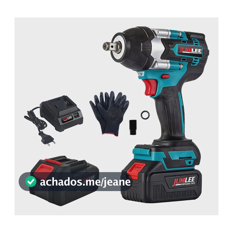 Chave De Impacto Sem Fio Brushless 68v Com Bateria 850n Azul-aço 127/220v 50hz/60hz