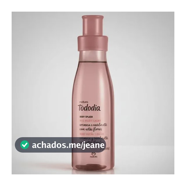 Natura Tododia Noz Pecã e Cacau Feminino Body Splash 200ml