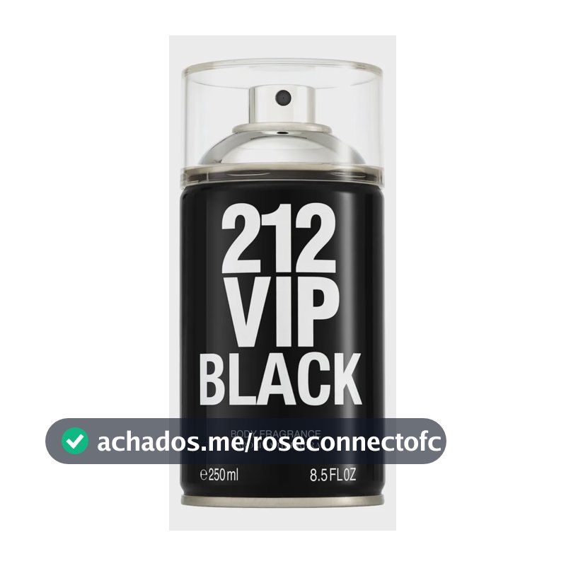 Carolina Herrera 212 Vip Men Black - Body Spray 250ml Blz Única