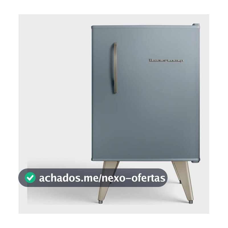 Frigobar Brastemp Retrô 76 Litros Blue Zircon BRA08HW