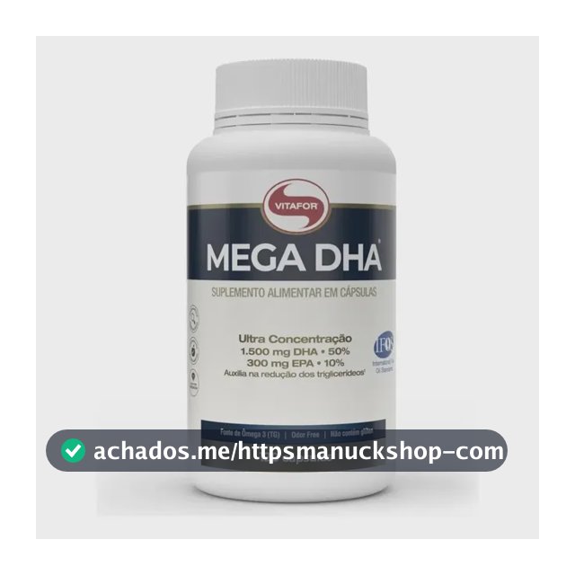Ômega 3 Vitafor em cápsula Sem sabor de 120 un