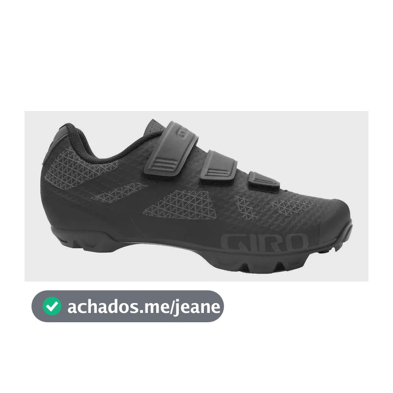 Sapatilha De Ciclismo Giro Ranger Mtb Preta Preto Liso 39 Br