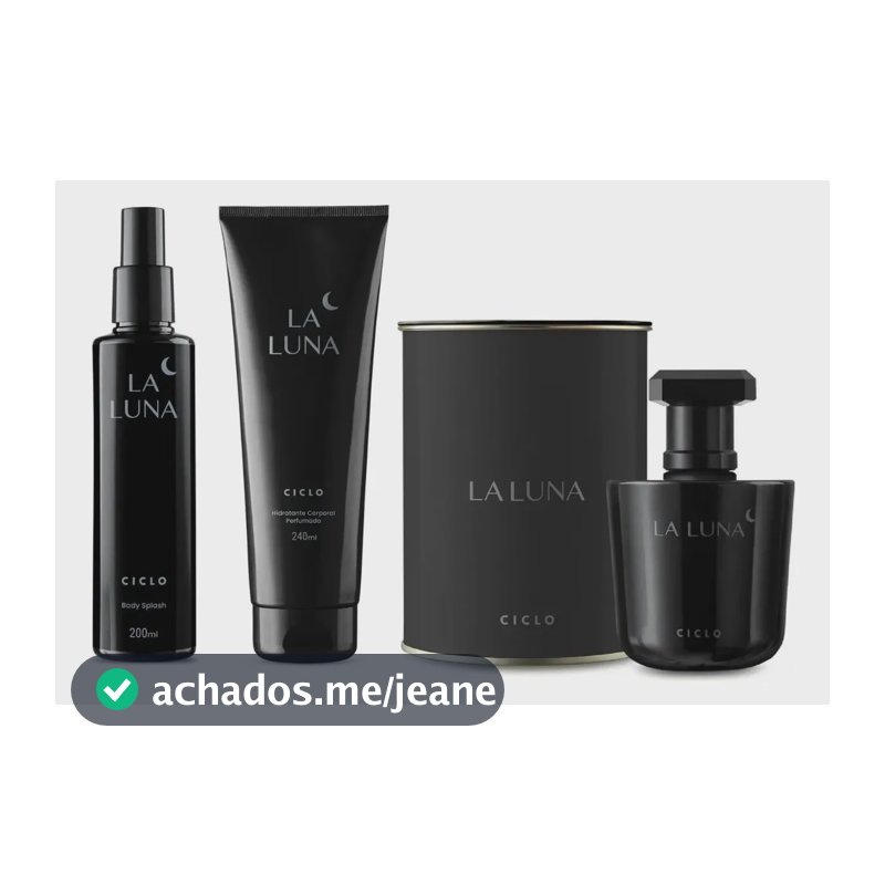 Perfume La Luna Deo Colonia + Body Splash + Perfumado Ciclo Cosméticos