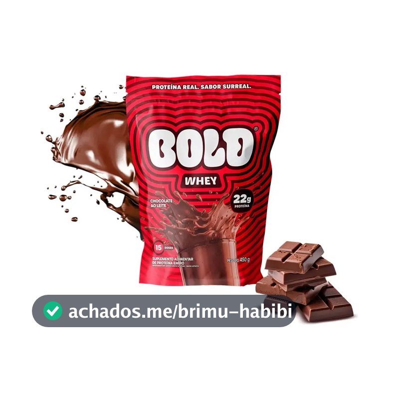 Bold Whey Chocolate Ao Leite 450g