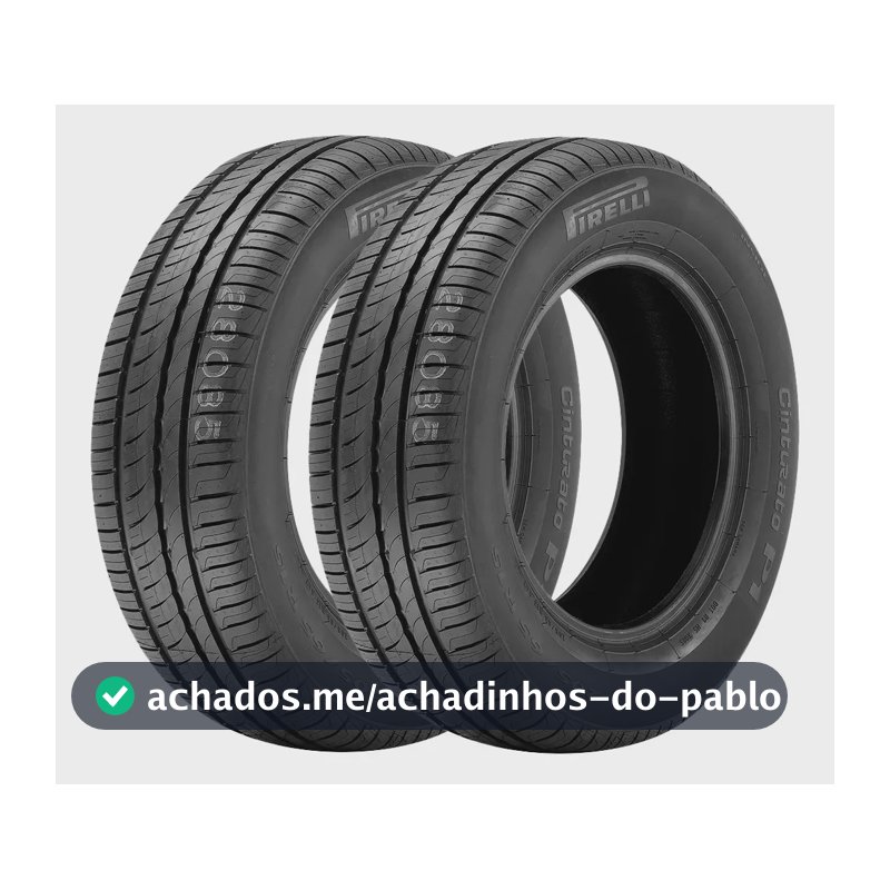 Jogo 2 Pneus Pirelli Aro 15 Cinturato P1 (ks) 195/65r15 91h H