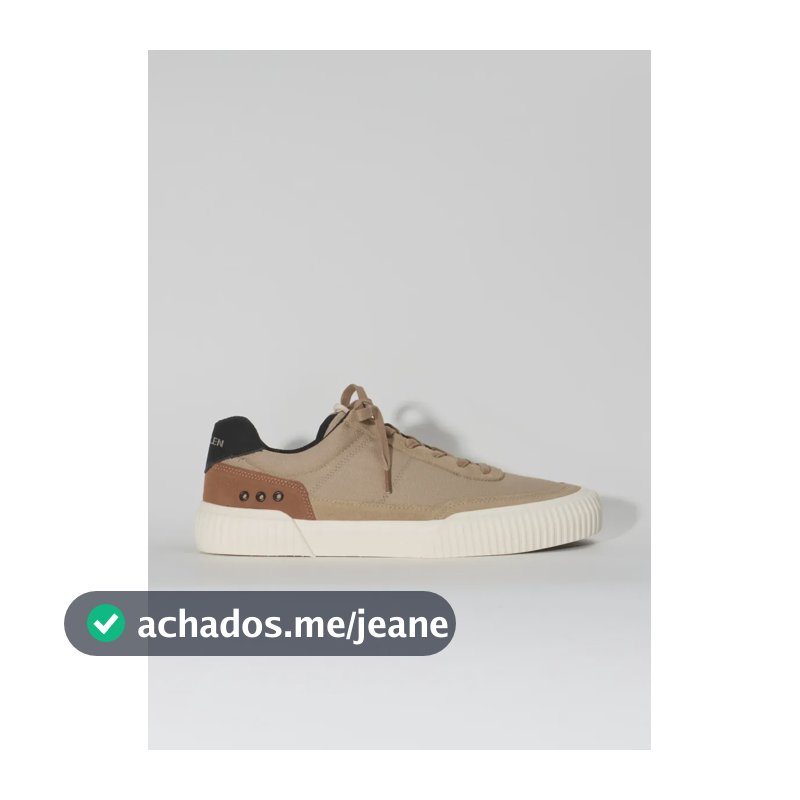 Tênis Masculino Glide Osklen Caqui/camel/preto Liso 42 Br