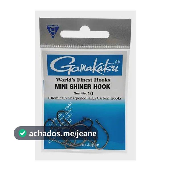Anzol Mini Shiner Hook N° 1 - Gamakatsu