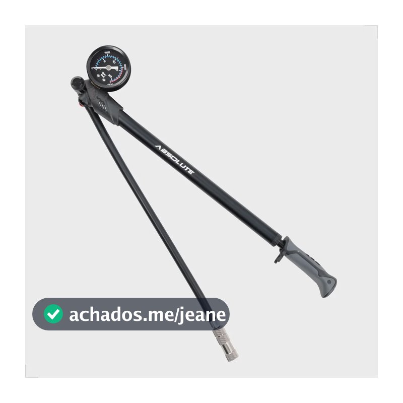 Bomba De Ar P/ Suspensão Absolute Wild Até 300 Psi Alumínio Preto