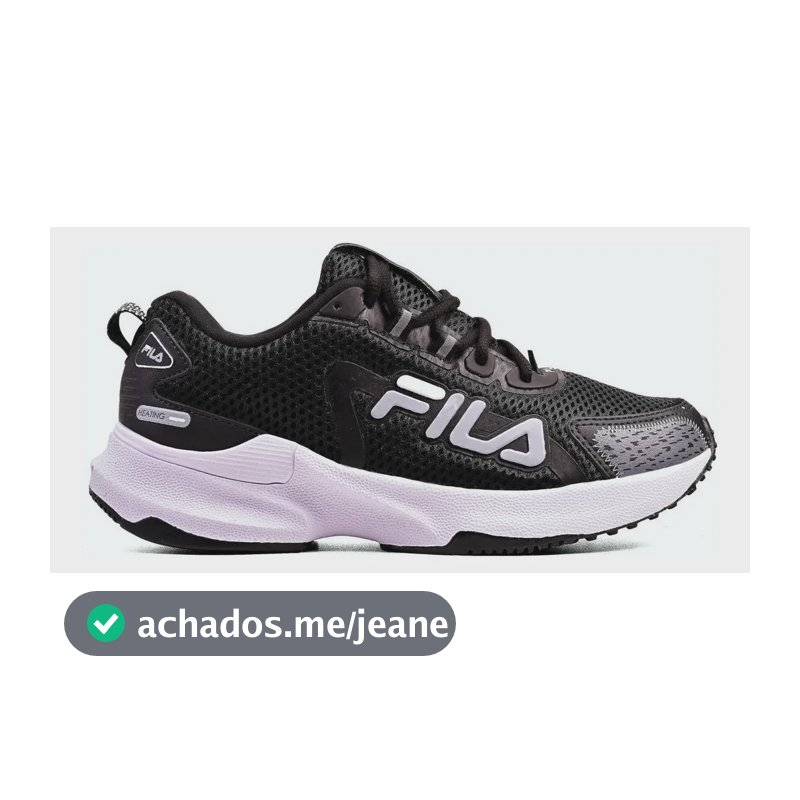 Tênis Fila Heating Masculino Academia Corrida Leve Macio Ful Preto/branco Animal Print 40 Br