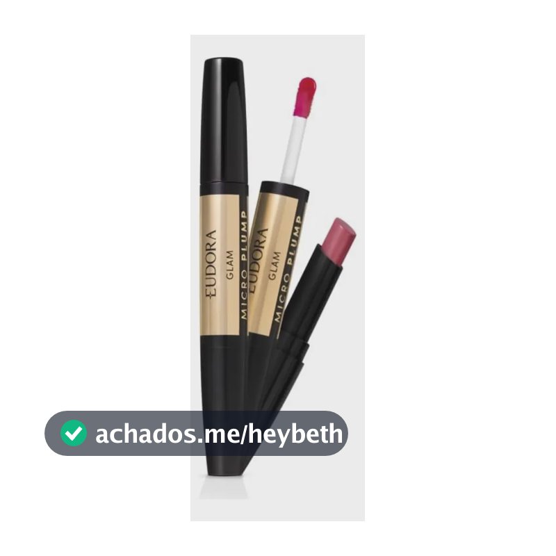 Batom Líquido Matte Eudora Glam Micro Plump Nude Longa Duração