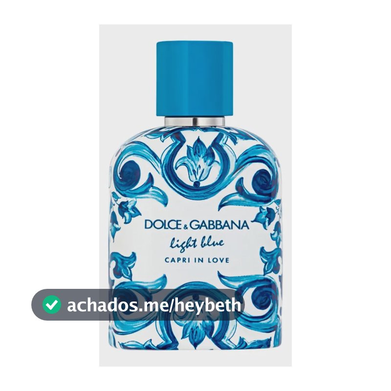 Perfume Masculino Dolce & Gabbana Light Blue Capri In Love 100ml Eau de Parfum