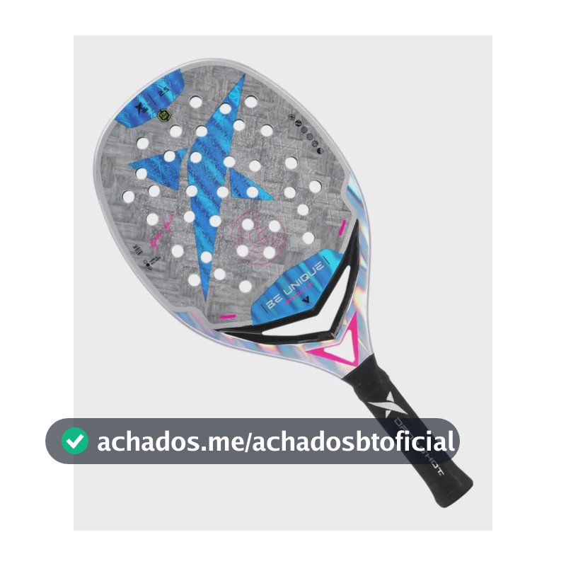 Raquete De Beach Tennis Drop Shot Bronco 2.5 Greta Giusti Cinza