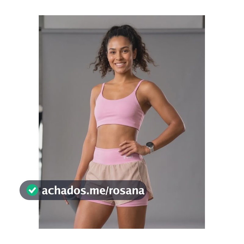 Conjunto Fitness Top E Short Suplex Feminino Academia Rosa-claro M
