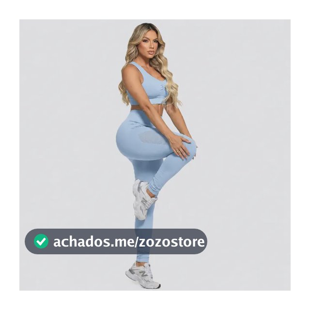Conjunto Legging + Top Selene Feminina S/costura Academia