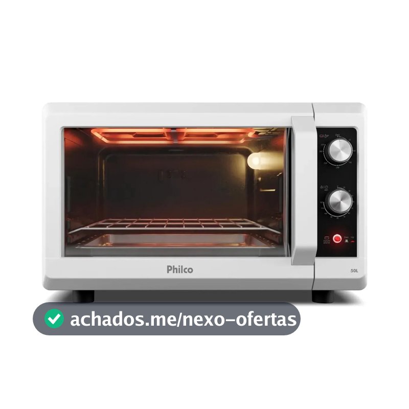 Forno Elétrico 50l Philco Dupla Resistência Pfe56b 127v Branco