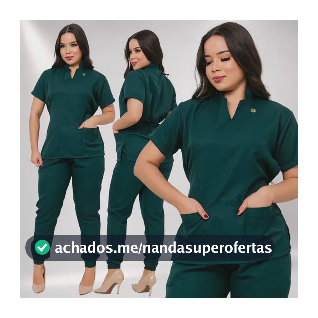 Pijama Cirúrgico Hospitalar Feminino Jogger Scrubs Gabardine