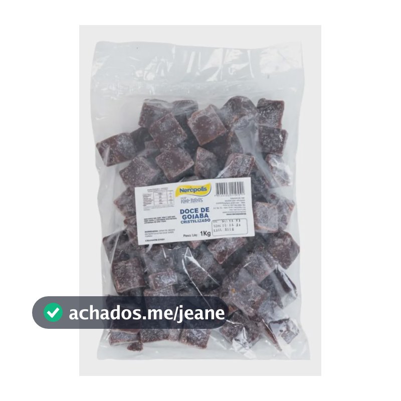 Doce De Goiaba Cristalizada 1kg