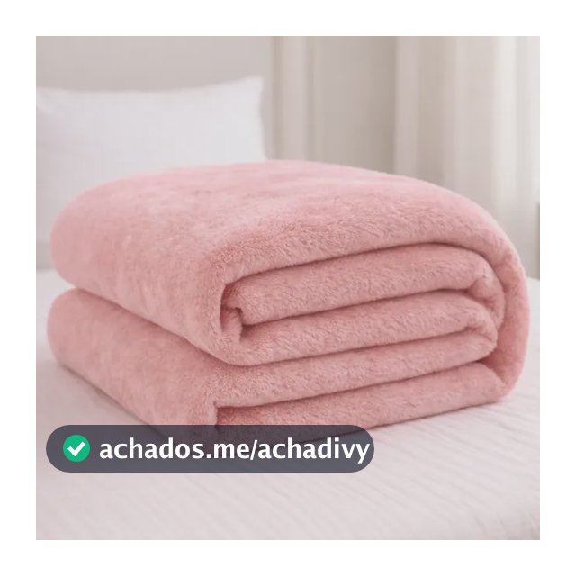 Coberta Manta Soft Casal Microfibra Anti-alérgica Dupla Face
