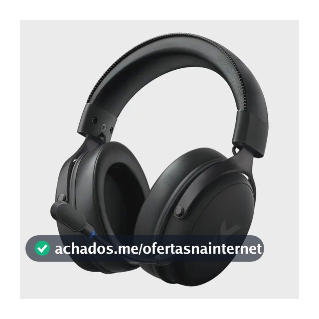 Fone De Ouvido Mchose V9 Pro Headset Gamer Wireless Sem Fio Preto