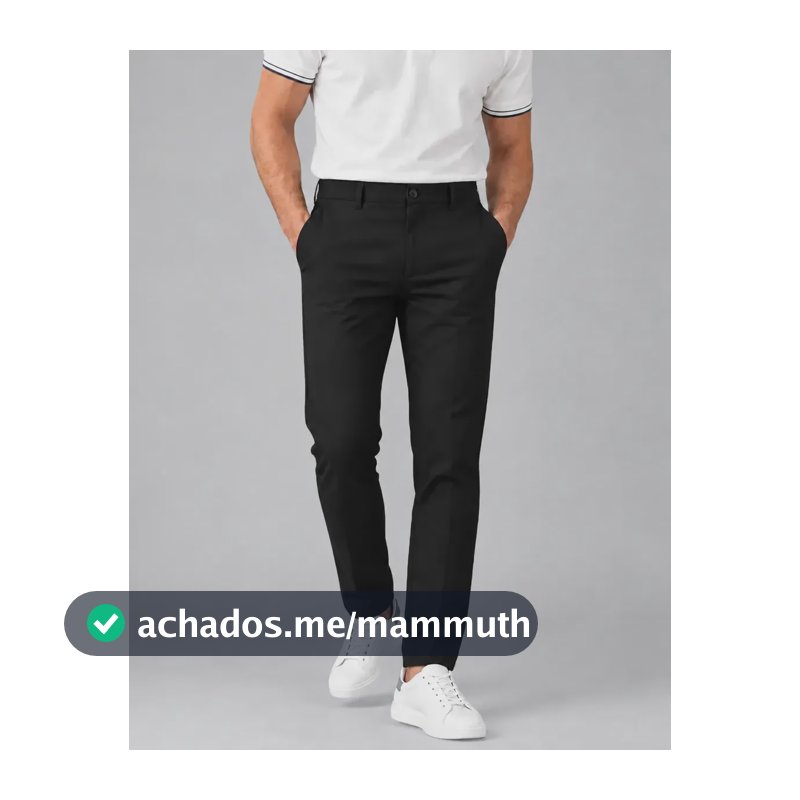 Calça Alfaiataria Masculina Social Slim Fit Esporte Fino. Preto Liso 40