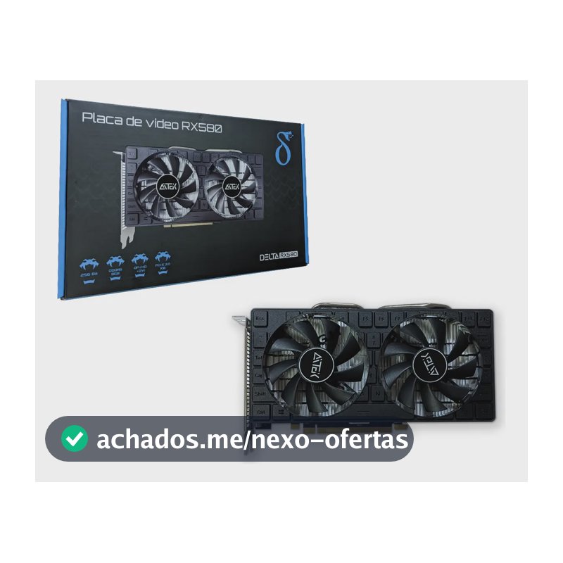 Placa de video Rx 580 Delta 8gb AMD