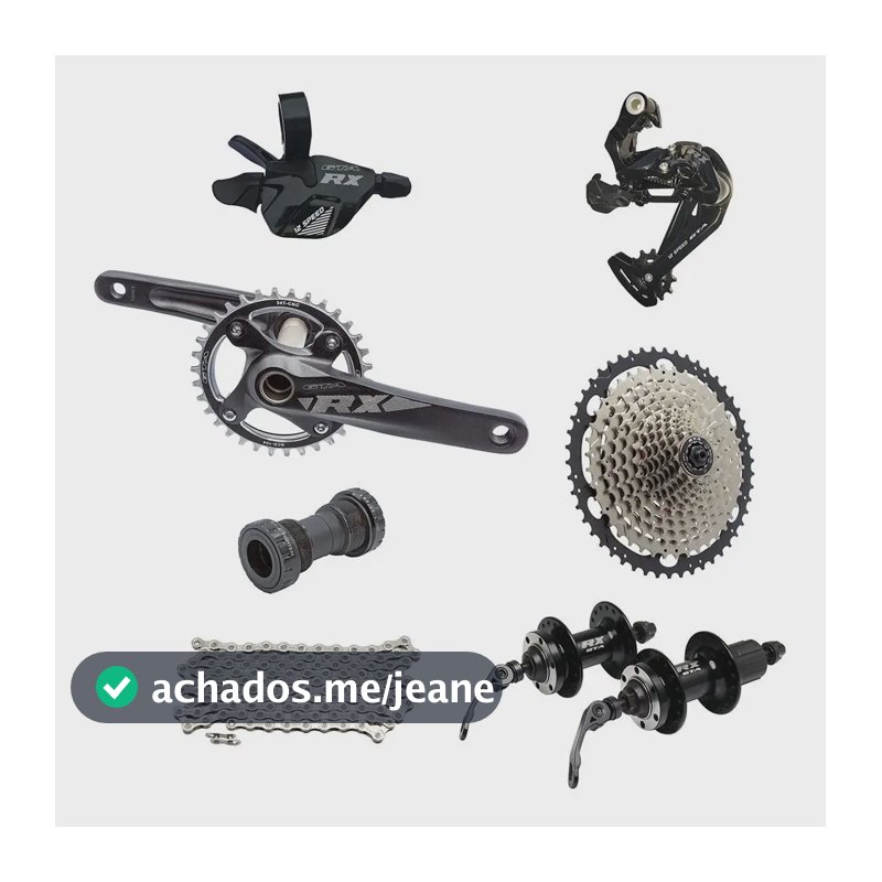 Kit Grupo Gta Rx 12v K7 11x50 Mtb Relação Transmissão Bike