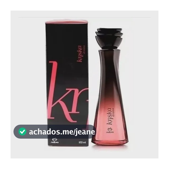 Kriska Drama Deo Colônia Natura Feminino 100ml