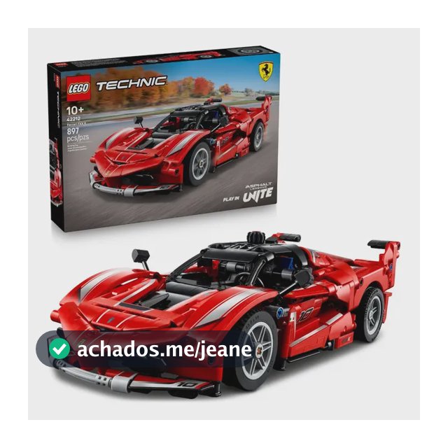 Carro modelo LEGO® Technic Ferrari Fxx K, brinquedo 42212