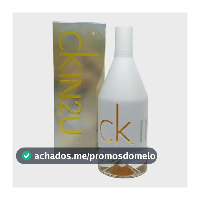Perfume Ck In2u Her Feminino 100ml Edt Original Lacrado C Nf