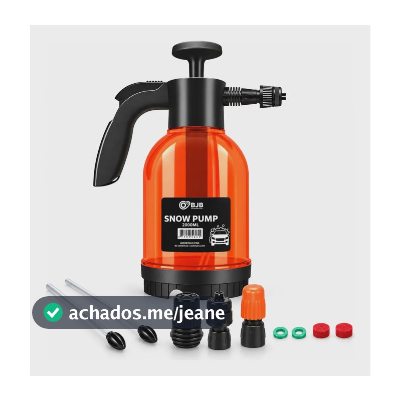 Snow Foam Gerador De Espuma Manual 3 Em 1 Profissional