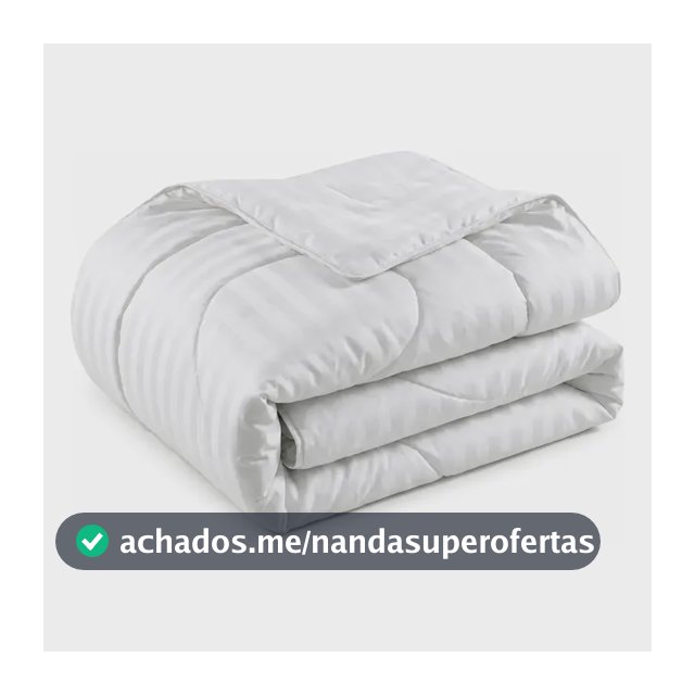 Edredom Casal Queen 400 Fios Dupla Face Grosso Hotel Oferta