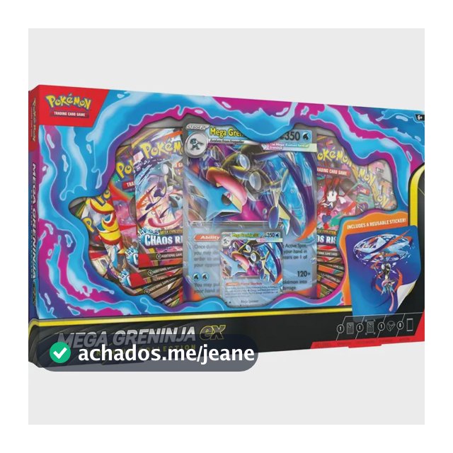 Pokémon Tcg: Mega Greninja Ex Premium Collection - Inglês