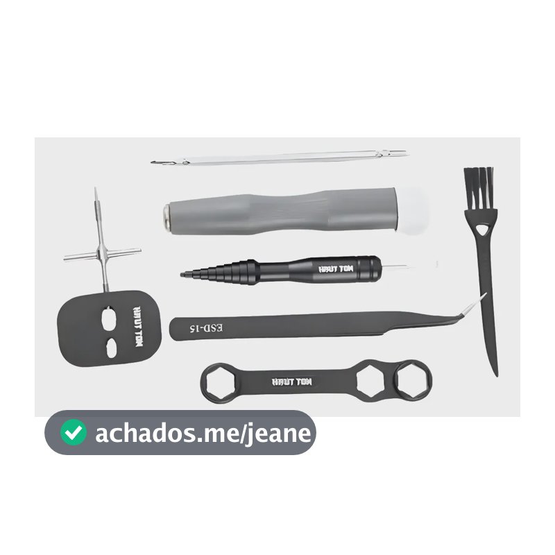 Kit Manutenção E Reparo De Carretilha Esportiva Profissional Preto Direito/esquerdo