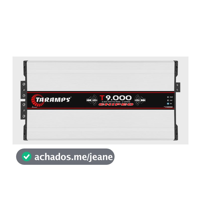 Modulo Taramps T9000 Chipeo 2 Ohms Amplificador Som Automotivo 9000W Rms