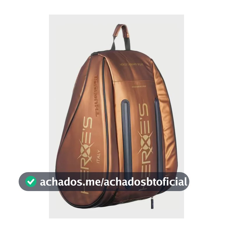 Raqueteira De Beach Tênis Heroes Thunder Arion André Baran