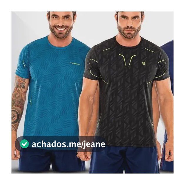 Kit 3 Camisetas Masculina Dry Fit Academia Treino Estampada