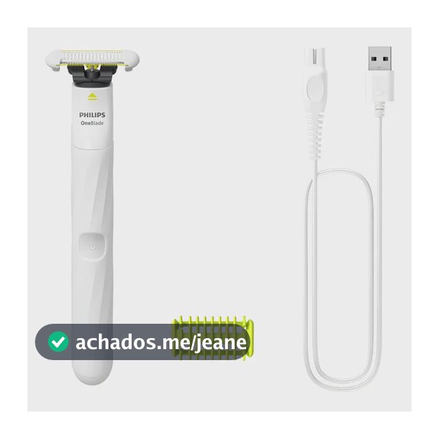Aparador E Raspador Oneblade Intimate Qp1924/10 Philips Branco 127/220v