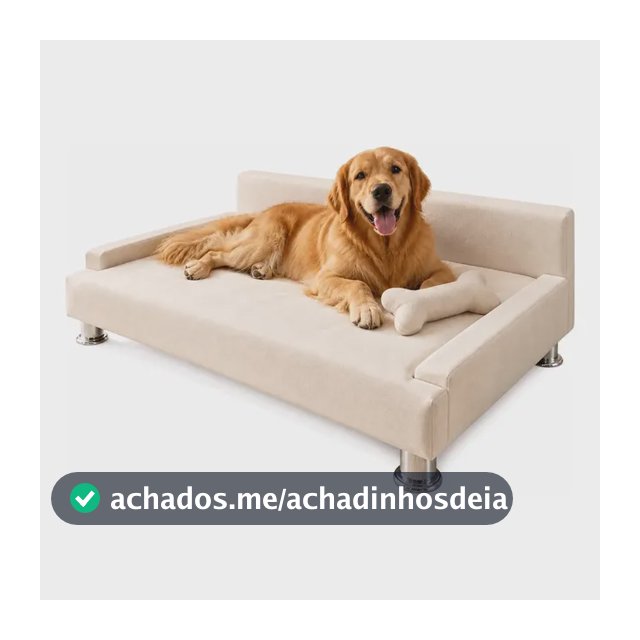 Cama Pet Luxo Mini Sofá Poltrona Premium Cães E Gatos 90cm