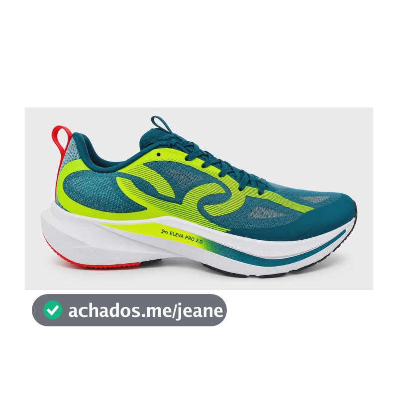 Tênis Olympikus Corre Vento 3 Corrida Leve Atlantico/verde 40 Br