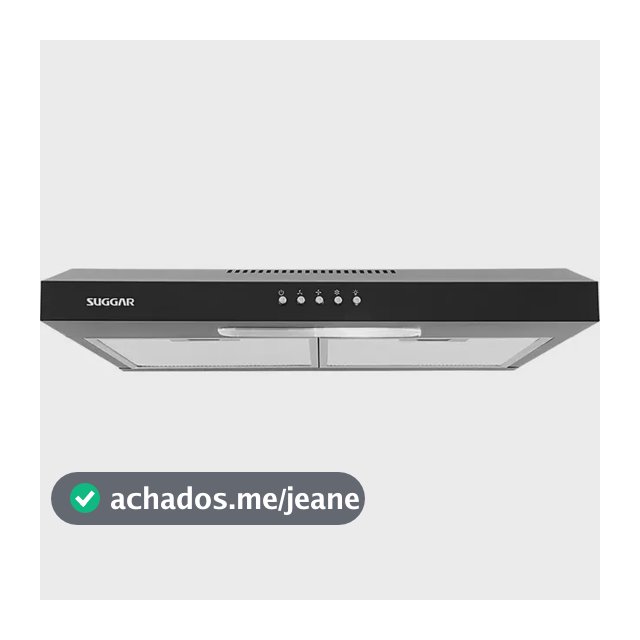 Depurador Slim 60cm Preto Dps161pt Suggar