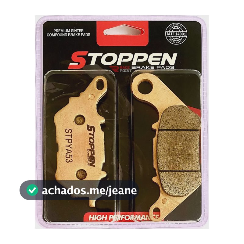 Pastilha Freio Traseiro Sinterizada Yamaha Mt03 R3 2024 2025
