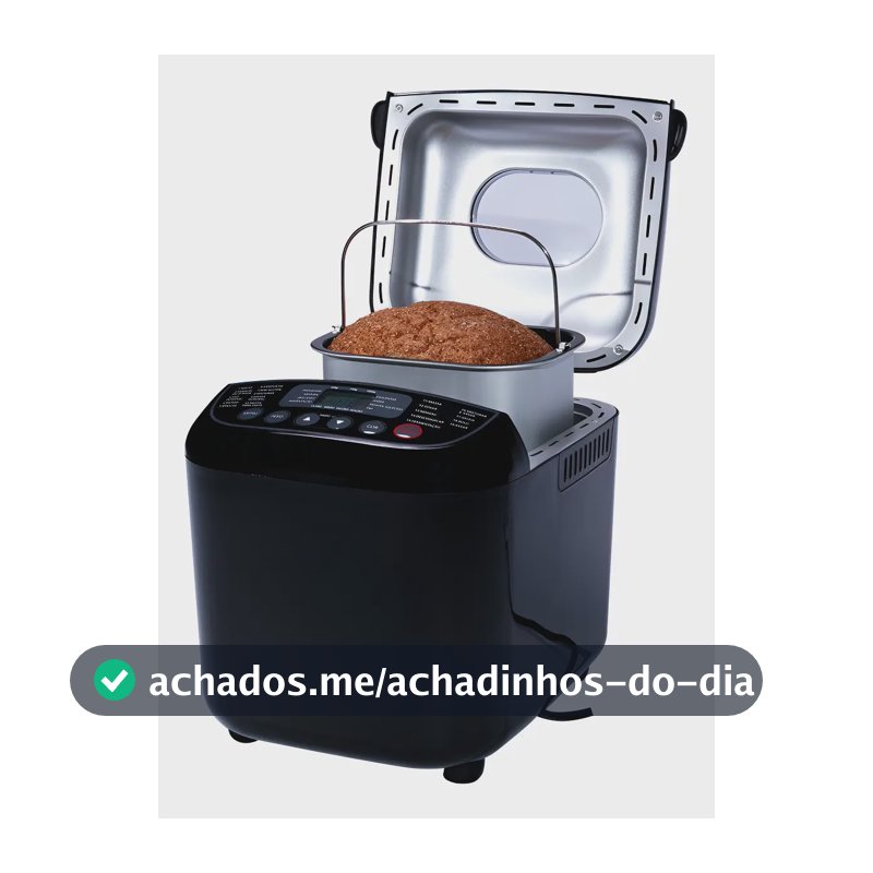 Panificadora 19 Programas Gallant 600w Preta