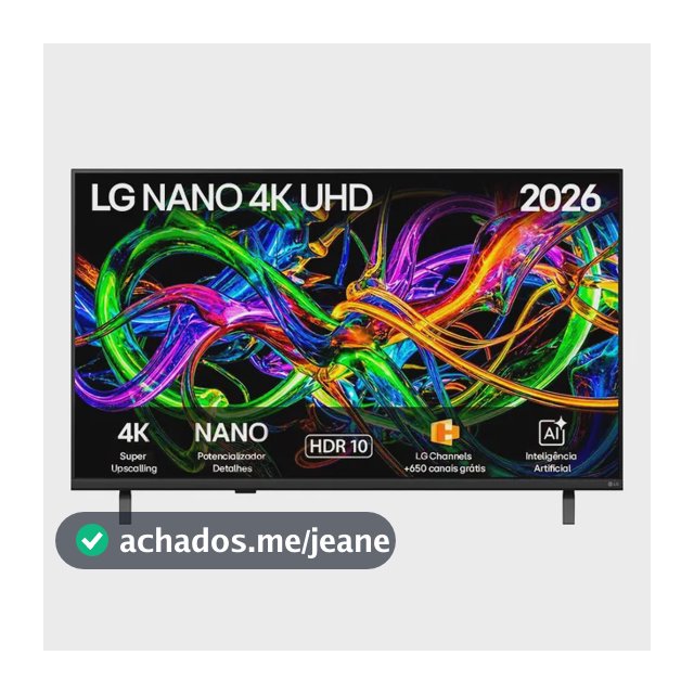 Smart Tv LG 43'' 4k Ultra Hd Nano Ai Webos 26 43un85