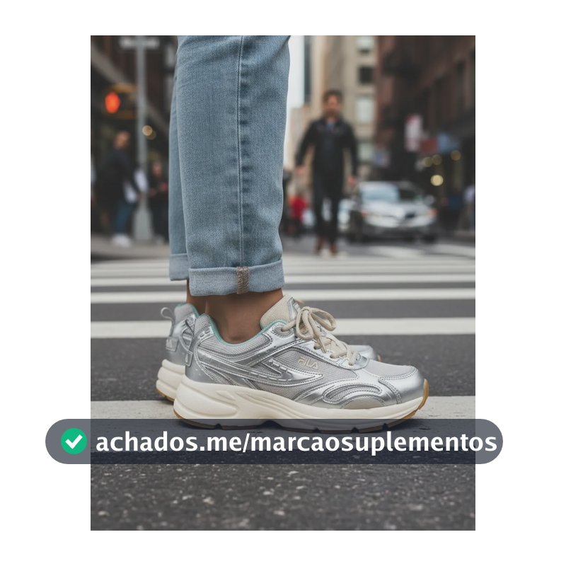 Tênis Fila Feminino Runner 2k Se Prata Liso 34 Br