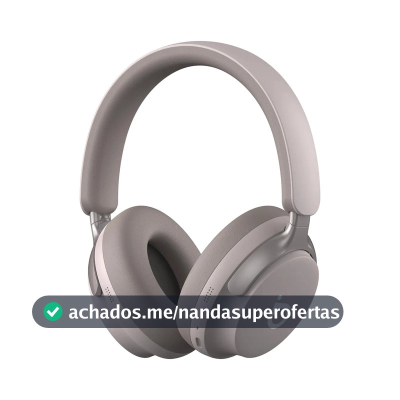 Headphone Bluetooth 5.4 Com Anc+enc 40h Bateria Basike Fone Headset Bluetooth Com Microfone Hi-fi Estéreo Rosa