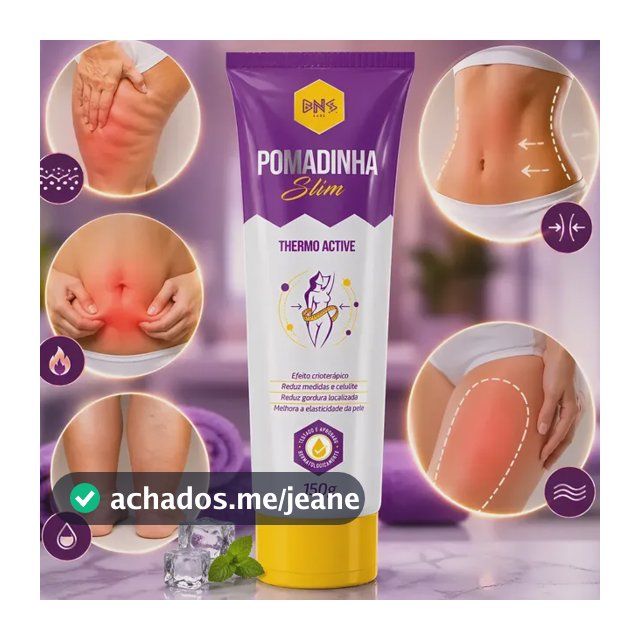 Pomadinha Slim Crioterápica, Gel Redutor De Medidas, Celulite, Reduz Gordura Localizada E Melhora A Elasticidade Da Pele Queima Barriga - Bns Labs Aloe Vera