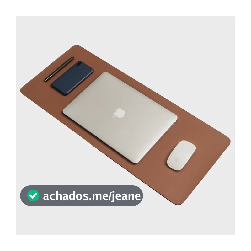 Mousepad Bullpad 70x30cm Fundo Emborrachado Antiderrapante Cor Caramelo