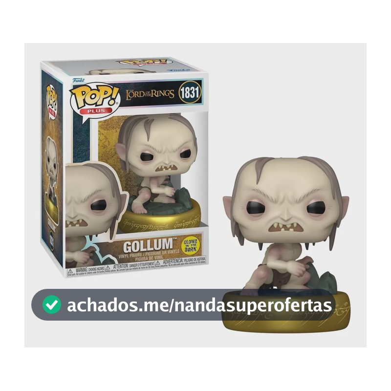 Senhor Dos Anéis Boneco Pop Funko Gollum #532
