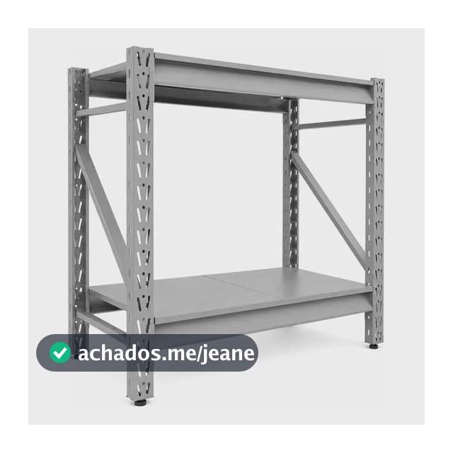 Estante Mini Porta Pallet Empilhável Aço 150kg Nível Cinza