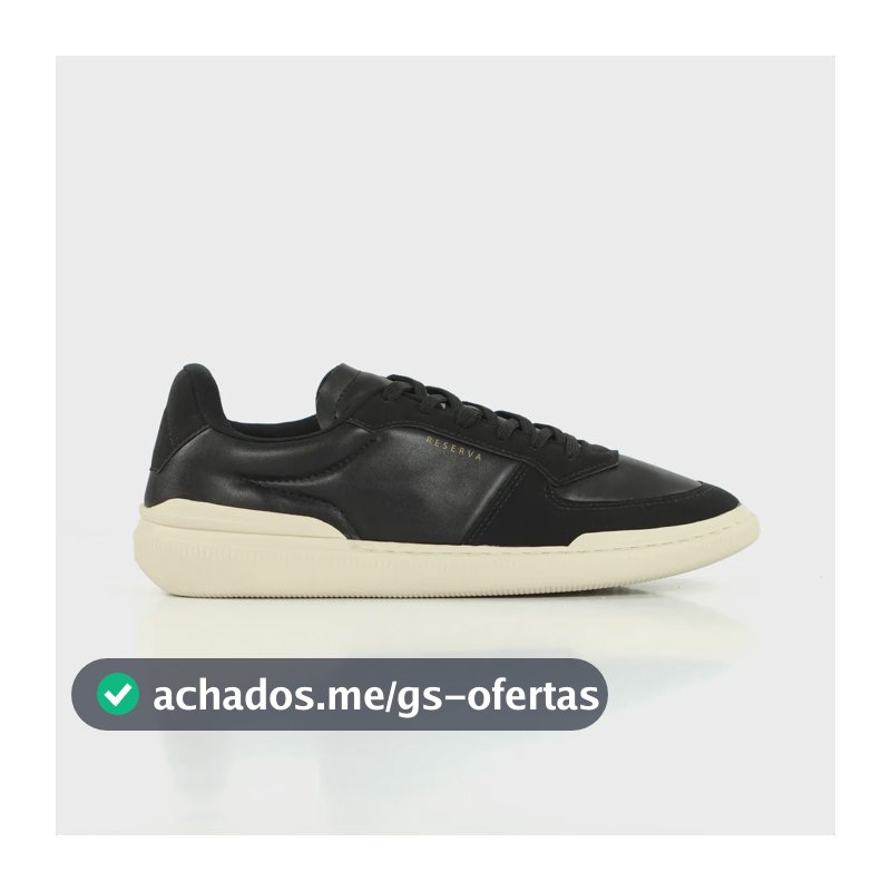 Tênis Reserva Go Horizon Social Casual Elegante Trabalho Preto 40 Br